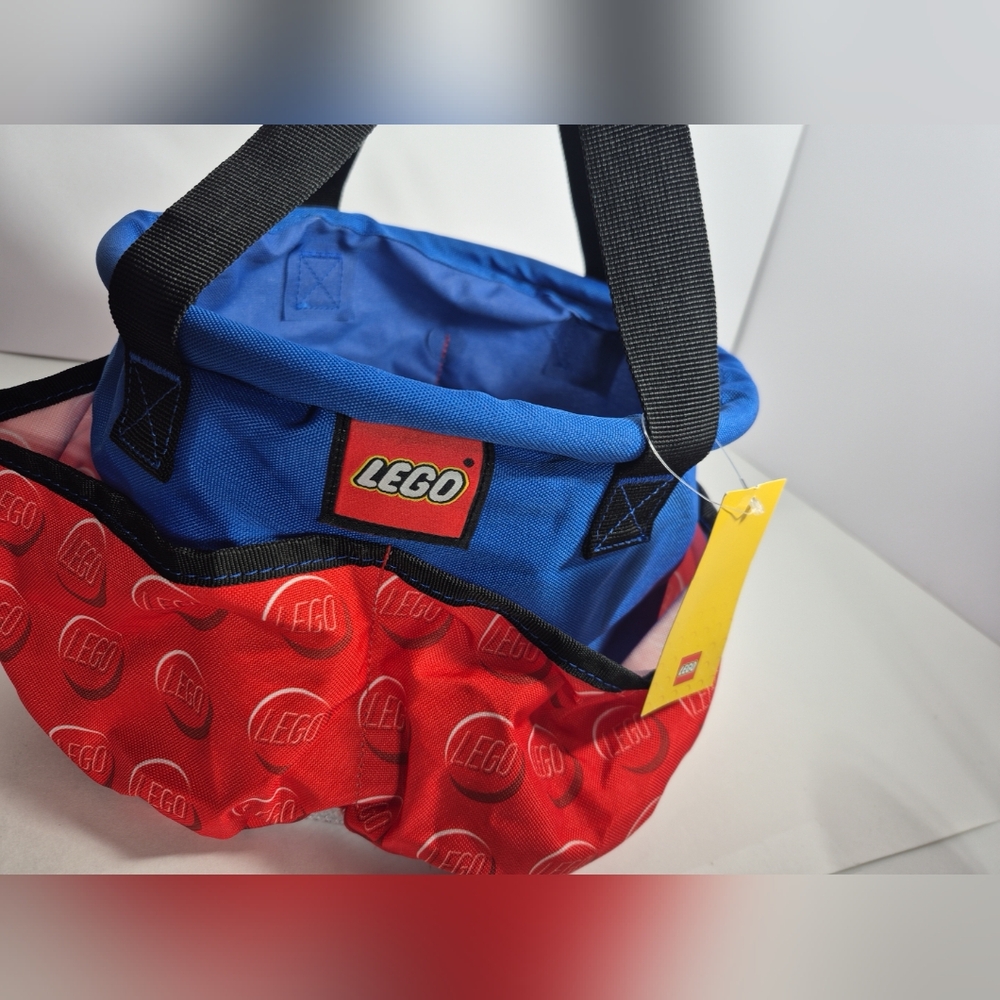LEGO Big Storage Bucket Red/Blue Bag Storage